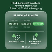 Robot aspirator și mop iRobot Roomba 105 Combo + Stație de golire automată – ClearView LiDAR, 7000Pa, 120 minute, SmartScrub, golire automată timp de 75 de zile, negru 8