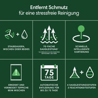 Robot aspirator și mop iRobot Roomba 105 Combo + Stație de golire automată – ClearView LiDAR, 7000Pa, 120 minute, SmartScrub, golire automată timp de 75 de zile, negru 3