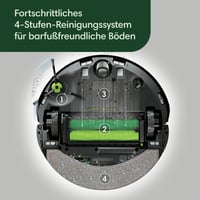 iRobot Roomba Combo 10 Max 2-u-1 robotski usisavač i brisač s bazom - samopražnjenje, samopunjenje, pranje krpe, mapiranje, crni 3