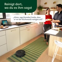 iRobot Roomba Combo 10 Max 2-u-1 robotski usisavač i brisač s bazom - samopražnjenje, samopunjenje, pranje krpe, mapiranje, crni 10