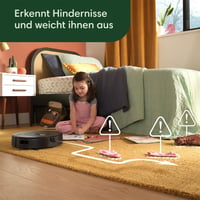 iRobot Roomba Combo 10 Max 2-u-1 robotski usisavač i brisač s bazom - samopražnjenje, samopunjenje, pranje krpe, mapiranje, crni 5
