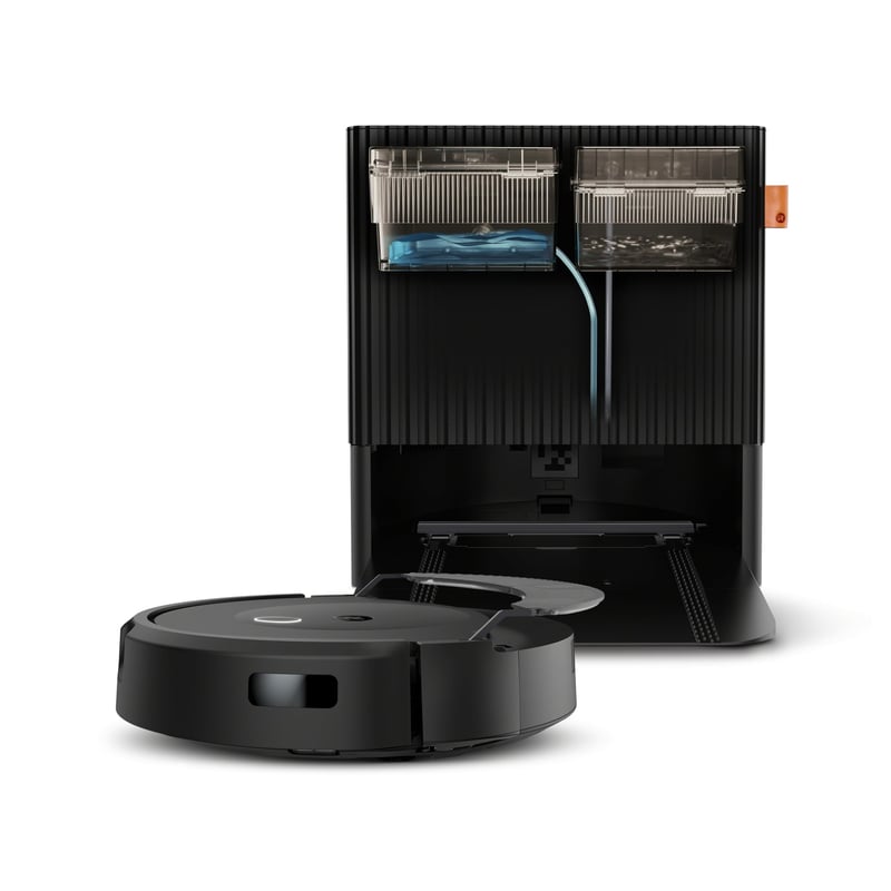 iRobot Roomba Combo 10 Max 2-u-1 robotski usisavač i brisač s bazom - samopražnjenje, samopunjenje, pranje krpe, mapiranje, crni