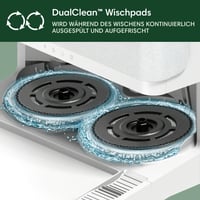 Robot aspirator iRobot Roomba Combo 405 Plus cu stație AutoWash - ClearView LiDAR - 7000Pa - lavete de ștergere DualClean - SmartScrub - golire autonomă 75 de zile - Alb 8