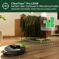 Robotický vysávač s mopom iRobot Roomba Combo 505 Plus + stanica AutoWash – Clearview Pro LiDAR – 7000 Pa – mopy DualClean Perf 7