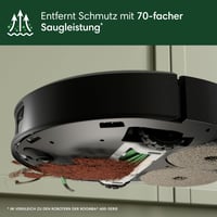 Robotický vysávač s mopom iRobot Roomba Combo 505 Plus + stanica AutoWash – Clearview Pro LiDAR – 7000 Pa – mopy DualClean Perf 5
