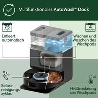 Robotický vysávač s mopom iRobot Roomba Combo 505 Plus + stanica AutoWash – Clearview Pro LiDAR – 7000 Pa – mopy DualClean Perf 8