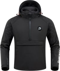 IRON JIA'S Férfi Motoros Dzseki Minden Évszakra - Vízálló, Szélálló, CE Váll- és Könyökvédőkkel, Kivehető Béléssel, M-es Méret 1