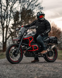 IRON JIA'S Muška moto jakna, veličina XXL, za sva godišnja doba, s CE odobrenim štitnicima za ramena i laktove, uklonjivom podstavom i kapuljačom, vodootporna i otporna na vjetar 8