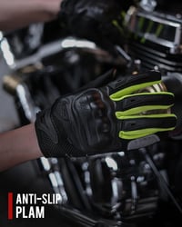 IRON JIA'S Motoros Kesztyű Férfi Nyári Érintőképernyő Puha Légáteresztő 8