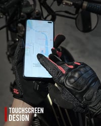IRON JIA'S Motoros Kesztyű Férfi Nyári Érintőképernyő Puha Légáteresztő 4