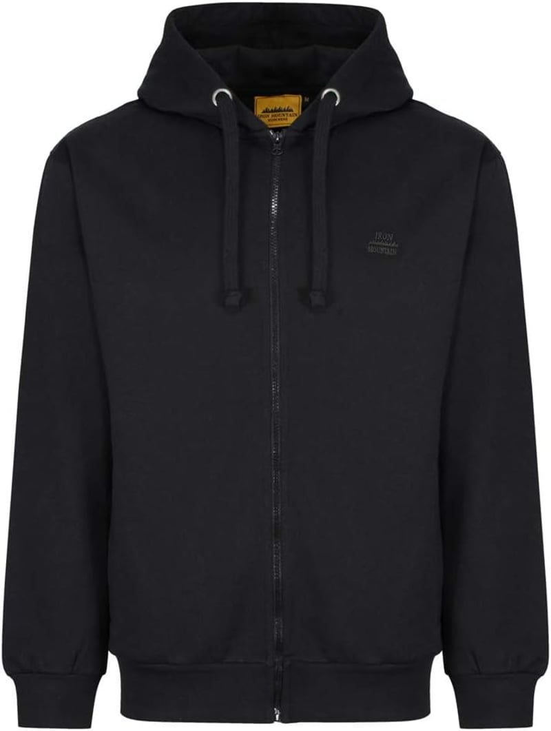 Iron Mountain Férfi Fleece Pulóver Teljes Cipzárral Kapucnis Felső