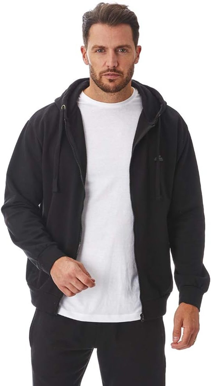 Iron Mountain Férfi Fleece Pulóver Teljes Cipzárral Kapucnis Felső