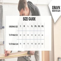 Pantaloni de trening pentru bărbați Iron Mountain IMPNT206 din material reciclat - negri 6