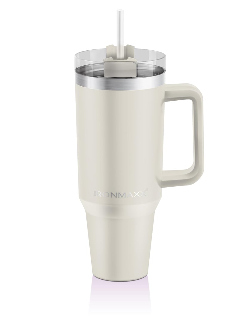 Termohrnček IronMaxx s uchom 1,2 l - krémový