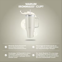 IronMaxx Termikus Pohár Füllel 1.2L Krém - Rozsdamentes Acél - 1.2L, Cream 3