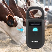 ISENVO Állat Chip Olvasó Töltöthető RFID Mikro Chip Szkenner 134.2 125 kHz 7