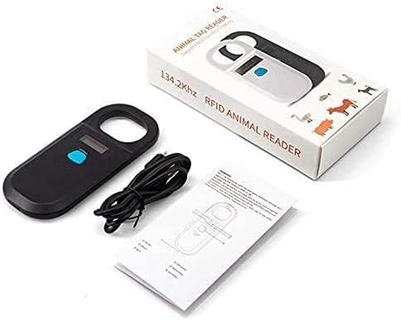 ISENVO Állat Chip Olvasó Töltöthető RFID Mikro Chip Szkenner 134.2 125 kHz