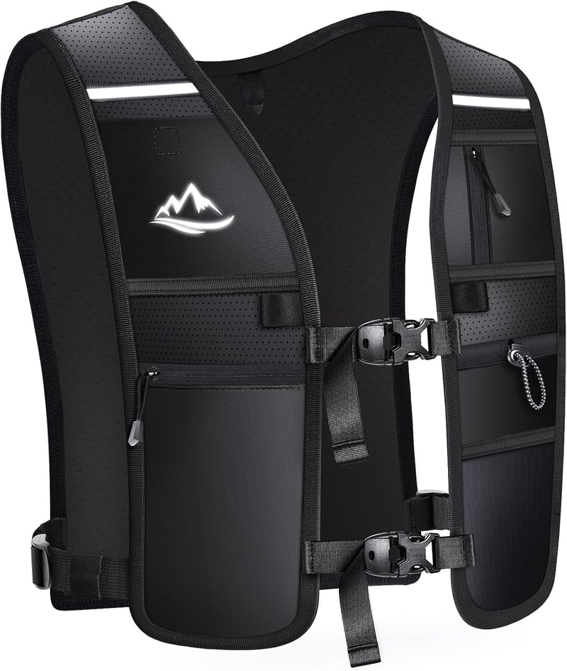 ISEYOU Ultralight futó hátizsák reflektív hidratációs mellény futáshoz kerékpározáshoz