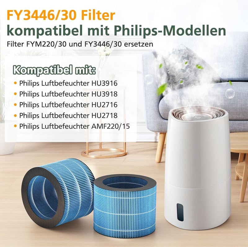 isinlive Philips párásító szűrő csere
