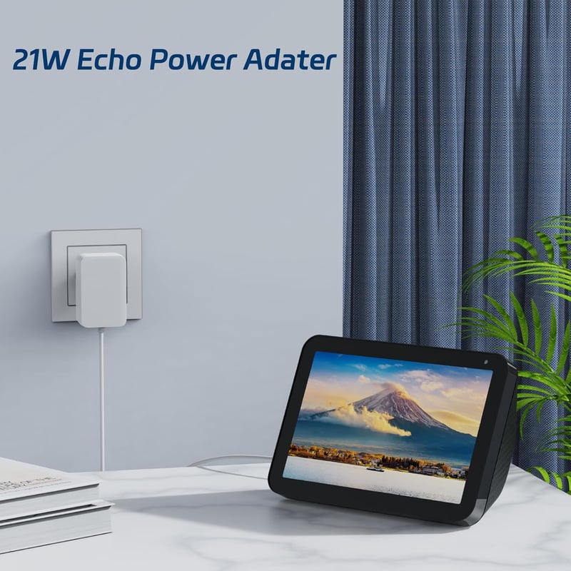 Isisyu 21W Tápegység Echo 1-2 Gen, Echo Show, Echo Plus, Fire TV Adapter Kábellel