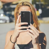 Puzdro ISOI pre Samsung Galaxy A14 4G/5G, 360-stupňová ochrana, priehľadné, ultra tenký TPU silikón a PC zadný kryt, dvojitá ochrana, priehľadné 7