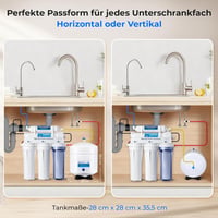 iSpring T32M PAE RO tartály fehér 3,2 gallon víztisztító rendszerhez 6