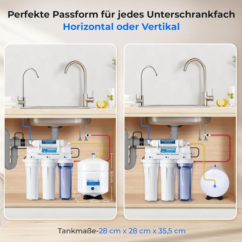iSpring T32M PAE RO tartály fehér 3,2 gallon víztisztító rendszerhez
