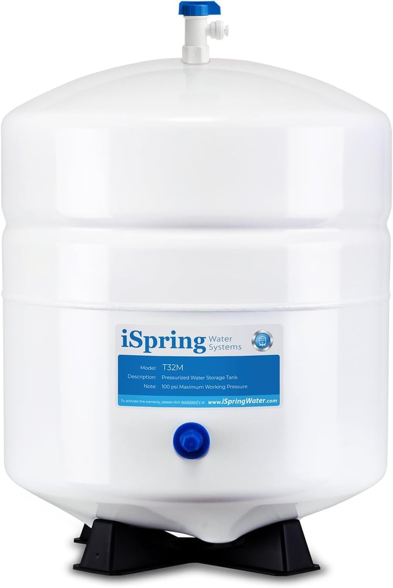 iSpring T32M PAE RO tartály fehér 3,2 gallon víztisztító rendszerhez