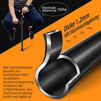 ispuoocti Állítható Sétabot LED Lámpával, Dupla Fogantyú, Időseknek és Arthritiszes Személyeknek 4