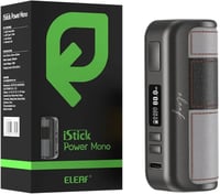 iStick Power Mono E Akkumulátor Kit 80W - Kompakt Box Mod 3500mAh - 3 Üzemmód - USB-C Töltés - Fekete-Szürke 1