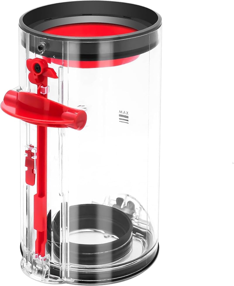 Italdos Portartály Dyson V11 V15 Porszívóhoz - Nagyméretű Porgyűjtő Tartály Kompatibilis 970050-01, 965443-01 Modellekkel