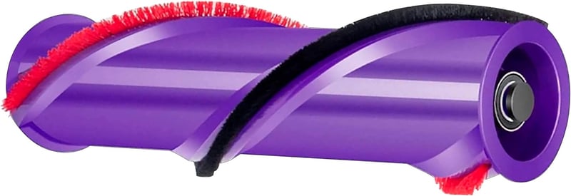 Italdos Pótfej Dyson V8 Porszívóhoz - Kompatibilis #967485-01 Modellel, 4 Bordás Szőnyegtisztító Henger, 5 cm Átmérő, Lila