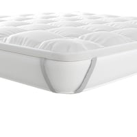 Taliansky prešívaný chránič matraca Italian Bed Linen Topper Plus so 4 elastickými rohmi, biely, 80x195 cm 10
