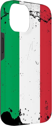 Italienische Stolz iPhone 14 tok - vintage olasz zászló mintás 3