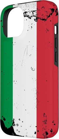 Italienische Stolz iPhone 14 tok - vintage olasz zászló mintás 2