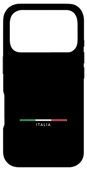 Husă iPhone 17 Pro Italy & Co. cu design minimalist cu drapelul Italiei – husă de protecție subțire