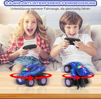 ITEFDTUTNE RC autó spray funkcióval, LED fénnyel és zenével, 360° forgatás és drift, kék 3