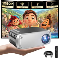 iTJQ 4K hordozható mini projektor 1080P UHD vezeték nélküli tükrözéssel okostelefonhoz 1