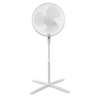 Stojanový ventilátor ito electronics, 40 cm, biely, oscilačný, 3 rýchlosti, nastaviteľná výška a uhol sklonu 1