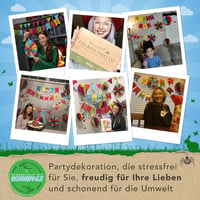 Itsy Bitsy Party Co Szivárványos Születésnapi Dekoráció Szett - Újrahasználható Papír Füzér, Méhsejt Gömbök, 18 Darabos Parti Díszítés 6