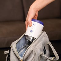 Itsy Hordozható Bébiételmixer Tál és Kanál Készlettel Fehér 7