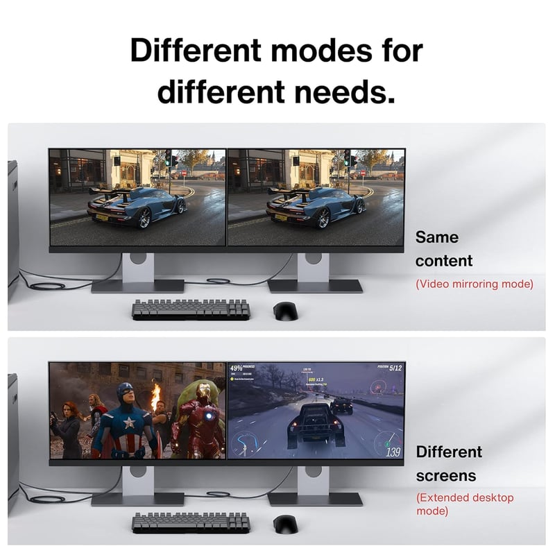 Ivanky 4K DisplayPort kábel 2m 144Hz, VESA certified, FreeSync/G-Sync