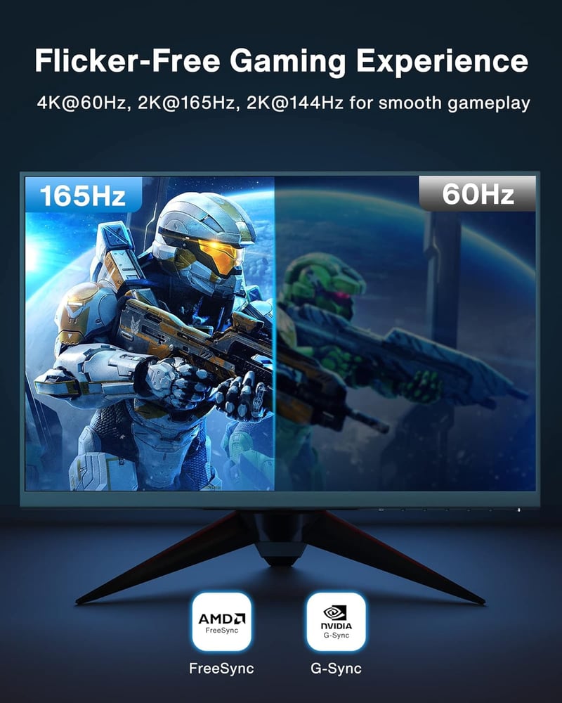 Ivanky 4K DisplayPort kábel 2m 144Hz, VESA certified, FreeSync/G-Sync