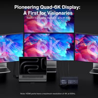 iVANKY FusionDock Max 1 Thunderbolt 4 dokkoló, 20 portos, 6K@60Hz, MacBook M1/M2/M3 Pro/Max 2