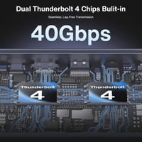 iVANKY FusionDock Max 1 Thunderbolt 4 dokkoló, 20 portos, 6K@60Hz, MacBook M1/M2/M3 Pro/Max 3
