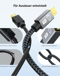 iVanky Mini DisplayPort HDMI adapter 1080P szürke 4