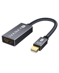 Adaptér iVanky Mini DisplayPort na HDMI – sivý – 20 cm 1