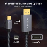 IVANKY Mini DisplayPort Kábel 2m - Videó Átvitel 2
