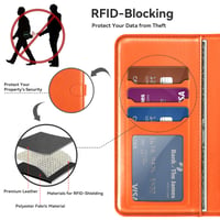ivencase Samsung A17 čierne flipové puzdro s ochranou RFID, PU koža, magnetické, s funkciou stojana a 1 ks ochrannej fólie na displej 2