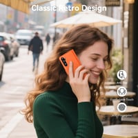 ivencase Samsung A17 čierne flipové puzdro s ochranou RFID, PU koža, magnetické, s funkciou stojana a 1 ks ochrannej fólie na displej 7